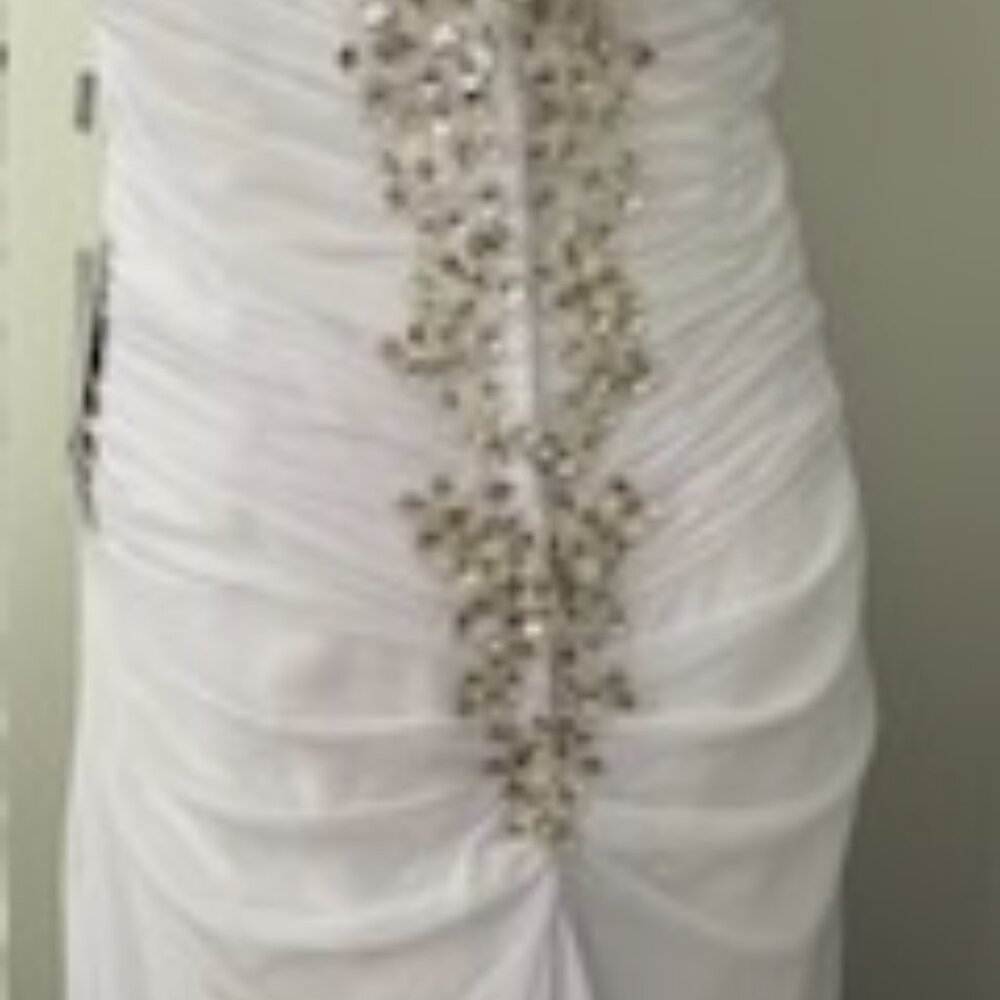 Sweep Train Wedding Dress With Beading Sequins - Picture 2 of 10
